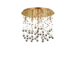 Ideal Lux MOONLIGHT PL8 éclairage de plafond Or G9 Halogène