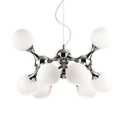 Ideal Lux Nodi SP9 éclairage de plafond Chrome E14