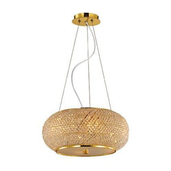 Ideal Lux PASHA' SP6 éclairage de plafond Or E14