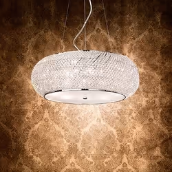 Ideal Lux PASHA' SP10 éclairage de plafond Chrome E14