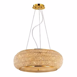 Ideal Lux PASHA' SP10, 10 ampoule(s), E14, IP20, Or