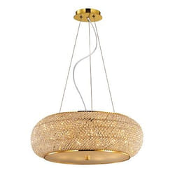 Ideal Lux PASHA' SP10 éclairage de plafond Or E14