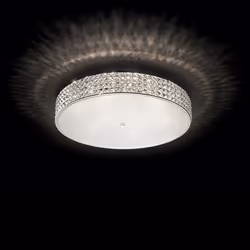 Ideal Lux ROMA PL12 éclairage de plafond Chrome G9 Halogène