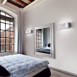 Ideal Lux CLIP AP2 SMALL Argent Adapté à une utilisation à l'intérieur E27