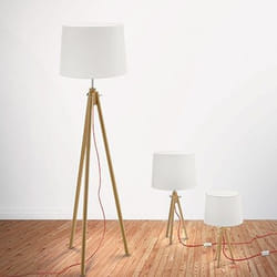 Ideal Lux York PT1 éclairage au sol E27 70 W Rouge, Blanc