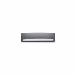 Corps léger en aluminium moulé peint. Double diffuseur, haut et bas, verre transparent L 450 x H 80 x P 95 mm max 2 x 60W E27 ...
