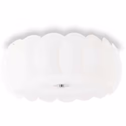 Ideal Lux Ovalino - Grand plafonnier à 8 ampoules blanc, E27 | Finition: blanc | Indice de protection IP: IP20 | Hauteur (cm) ...