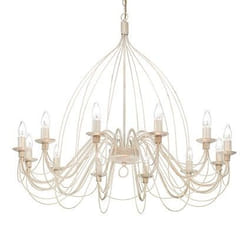 Ideal Lux CORTE SP12 éclairage de plafond Blanc E14
