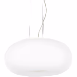 Ideal Lux Ulisse - Grand luminaire suspendu à 3 ampoules globe blanc, E27 | Finition: blanc | Indice de protection IP: IP20 | ...