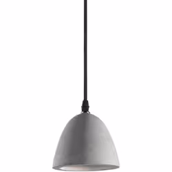 Cadre en métal avec finition noir mat. Diffuseur de ciment. 12 mètres de câble recouvert de tissu et fourni avec six crochets ...