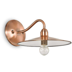 Cantina - Applique murale intérieure à 1 lumière, cuivre, E14 - Ideal Lux