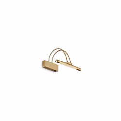 Cadre métallique avec finition disponible en chrome, laiton ou marron. Diffuseur LED tiltable. Allumez la base. L 260 x H 180 ...