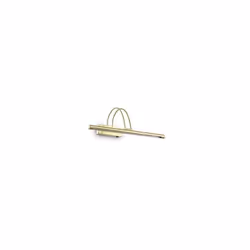 Cadre métallique avec finition disponible en chrome, laiton ou marron. Diffuseur LED tiltable. Allumez la base. L 460 x H 180 ...