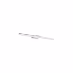 Cadre métallique fini en chrome ou peinture blanche mat. Diffuser en matériau acrylique transparent et satin. L 460 x H 40 x  ...