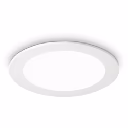 Ideal Lux Groove - Grand projecteur encastré rond à 1 lumière LED blanc | Finition: blanc | Indice de protection IP: IP20 | H ...