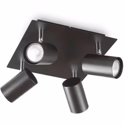 Diffuseurs de base, de cadre et de métal finis de peinture noir ou blanc mat. Diffuseurs réglables. L 30,5 x H 13 x P 30,5 cm ...