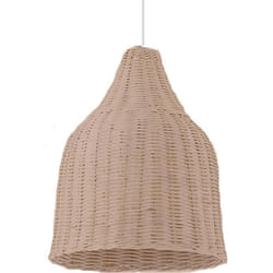 Suspension - IDEAL LUX - HAUNT SP1 - Métal et Osier - Style Vintage - Ø 35 cm