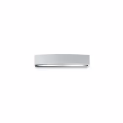 Corps léger en aluminium moulé peint. Double diffuseur, haut et bas, verre transparent L 450 x H 80 x P 95 mm max 2 x 60W E27 ...