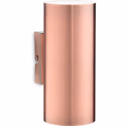 Rose métallique et diffuseur avec différentes finitions. Montez des ampoules remplaçables. L 8 x H 18 x P 11 cm GU10 max 2 x  ...