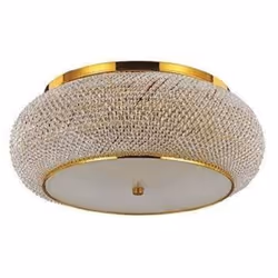 Ideal Lux Pasha' - Plafonnier à 14 ampoules Or | Finition: Or | Matériel: Métal | Indice de protection IP: IP20 | Hauteur (cm ...