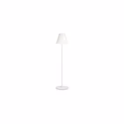 Base et tige en métal enduit en poudre. Diffuseur conique en matière plastique opale. Fourni avec bouchon. Taille: Ø 39 cm H  ...