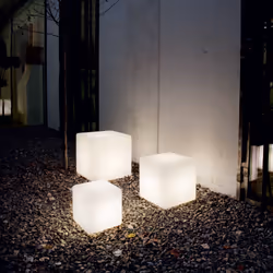 Ideal Lux Luna Éclairage au sol extérieur E27 Blanc - Vue supplémentaire 2