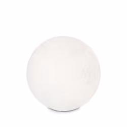 Ideal Lux Doris pt1 d78, Éclairage de plancher extérieur, Blanc, Plastique, IP44, II, Fixation au plancher
