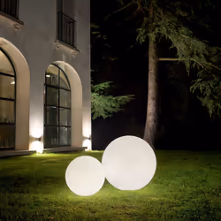 Ideal Lux Doris pt1 d78 Éclairage de plancher extérieur E27 60 W Blanc