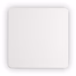 Corps léger en aluminium enduit en poudre. Diffuseur en plastique opal. Source lumineuse intégrée avec émissions lumineuses r ...