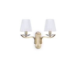 Applique murale - Ideal Lux - IDL197708 - Laiton satiné - 2 ampoules nécessaires - Intérieur