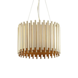 Ideal Lux Pan sp5 éclairage de plafond Or E27