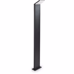Corps léger en aluminium enduit en poudre. Diffuseur en plastique opal. Source lumineuse intégrée. L 135 x H 1000 x P 100 mm ...