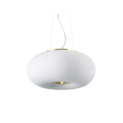 Suspension - Ideal Lux - ARIZONA SP3 - Métal laiton mat - Verre blanc - Ø 40 cm