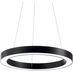 Toit et corps léger en aluminium enduit en poudre. Diffuser en matière plastique opale. Source lumineuse intégrée. Ø 500 x H  ...