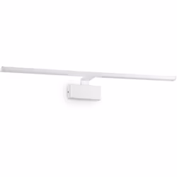 Corps léger en métal brun fini, chrome ou avec peinture en poudre blanche. Diffuseur fixe en matière plastique opale. L 810 x ...