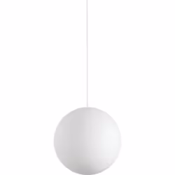 Cadre en métal peint en blanc. Diffuseur en polycarbonate avec revêtement en papier. Câble recouvert de tissu. Ø 30 x H min 5 ...