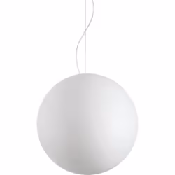 Cadre en métal peint en blanc. Diffuseur en polycarbonate avec revêtement en papier. Câble recouvert de tissu. Ø 50 x H min 7 ...