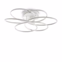 Plafonnier - Ideal Lux - KAROL PL D76 - Métal blanc mat - LED 63W - Ø 76 cm