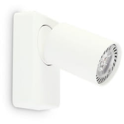 Rudy - Applique murale à 1 lumière pour intérieur blanc, GU10 - Ideal Lux