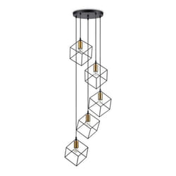 Suspension - Ideal Lux - SP5 - Noir - Métal - E27 - 5 ampoules max 60W