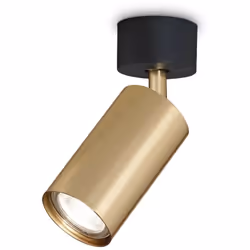Cadre en métal fini avec peinture en poudre ou plaqué et brossé. Diffuseurs réglables. Ø 55 x H 165 mm GU10 max 1 x 28W IP:20