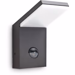 Corps léger en aluminium enduit en poudre. Diffuseur en plastique opal. Source lumineuse intégrée. Capteur AP modèle équipé d ...