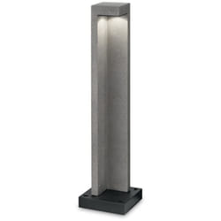 Ideal Lux - titano - Borne d'extérieur led intégrée 1 granit léger 3000K IP55