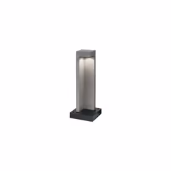 Corps de résine poreuse. Diffuseur de base et de détail en métal noir mat. La lumière descend. LED intégrée. L 180 x H 490 x  ...
