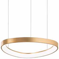 Powdered or plated metal shade and shade. Diffuseur en polycarbonate d'opale. Câble en PVC transparent. Disponible en blanc,  ...