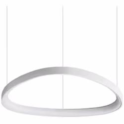 Suspension LED décorative intégrée Blanc, 3000K | Finition : Blanc | Matériau : métal, plastique | Classement IP : IP20 | Hau ...