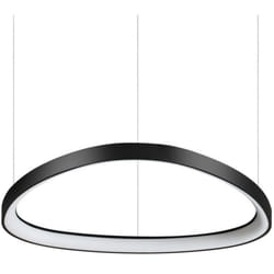 Suspension intégrée décorative à LED noire, 3000K