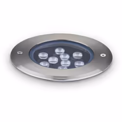 Fixé en aluminium moulé avec fer rond disponible en trois tailles, adapté pour l'installation du plancher et du plancher. LED ...
