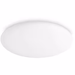 Base en métal enduit en poudre. Diffuser en verre d'acide blanc soufflé avec système de fixation sans vis. Source intégrée fa ...