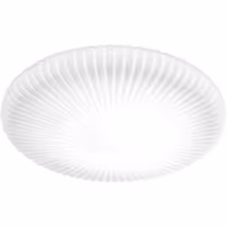 Cadre en métal peint en blanc. Diffuser en verre d'acide blanc avec système de fixation encastré. Ø 350 x H 140 mm LED 12W 30 ...